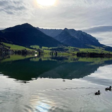 Ferienhaus Kaiserblick - Fewo2 Walchsee Exterior foto